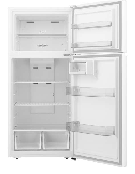 Hisense 18 cu Ft Top Mount Freezer Refrigerator Black With Ice Maker Ready. Model: HRT180N6ABD. Document Downloads. Spec Sheet. Hisense Warranty Card FV1 release.pdf. HRT180N6ABD. Register Form. Register. PARTS & SERVICE SUPPORT..