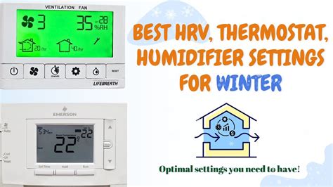 Hrv humidistat settings.  #homemaintenance #hrv #thermostat #humidi May 16, 2...
