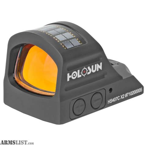 Hs407c x2 footprint. The HS407C is an open reflex optical sight designed for pistol applications. Features include Holosun's Super LED with up to 50k hours battery life, 2MOA dot only, Solar Failsafe, and Shake Awake. 
