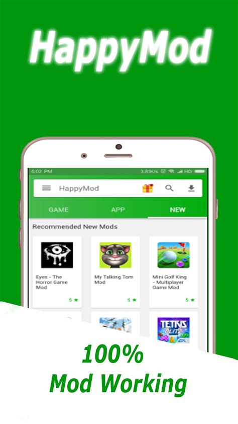 Hsppymod - Download now. Super Fast and Safe Downloading. All Apps in the HappyMod are safe for your Android device to download. They have to pass a virus check before they are listed in HappyMod. HappyMod is a modded APKs store which comes with the plenty of the latest apps and games with super fast download speed. 
