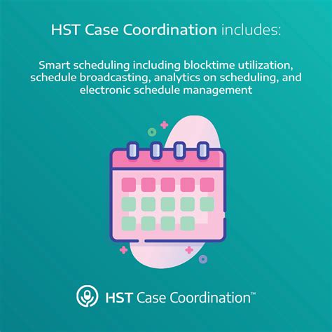 Hst case coordination. With HST Case Coordination, demonstrate to your physicians how they can optimize their block time and improve your ASC's revenue potential. Eliminate faxes, ... 