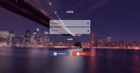 Html Bootstrap Login Page Template