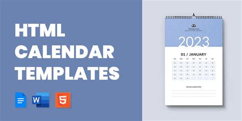Html Calendar Template Code PDF Template