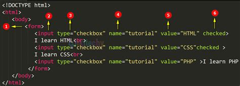 Html checkbox checked.  Definition and Usage The checked attribute is a boolean attribute.  L...