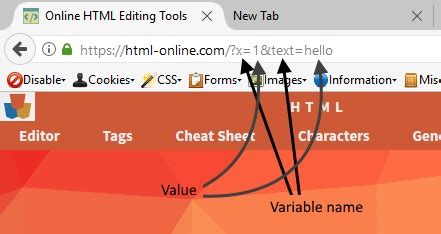 Html get url parameter without javascript.  Learn HTML Using Notepad or Te...