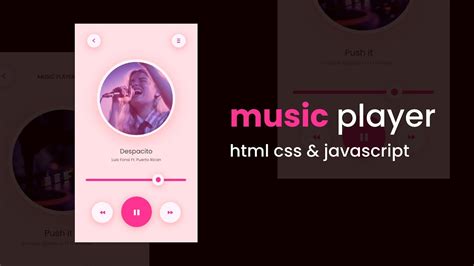 Html music player code generator.  Well organized and easy to understa...