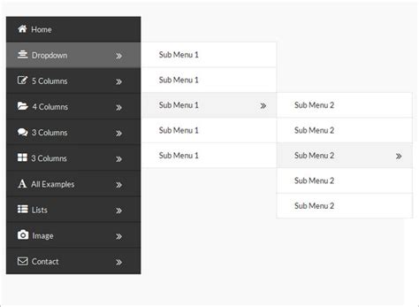 Html5 Drop Down Menu Template