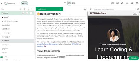 Html5 editor. .  The W3Schools online code editor allows you to edit code and view the ...