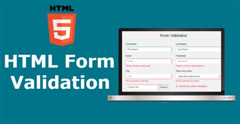 Html5 validation pattern.  Enhance form validation and user experience with custom...