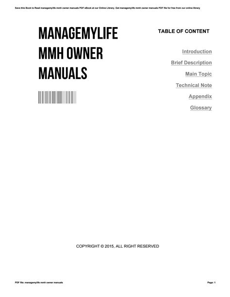 Http managemylife com mmh owner manuals. - Bibliografie van dr. jozef goossenaerts 1882-1963.