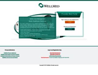 Https eprg wellmed net. You make a difference in your patient's healthcare. We help supply the tools to make a difference. Welcome to the newly redesigned WellMed Provider Portal, eProvider Resource Gateway "ePRG", where patient management tools are a click away. Now you can quickly and effectively: 
