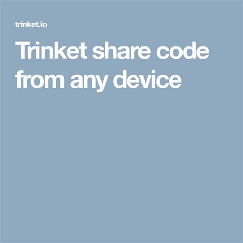 Https t me javastano1.  Share Code from any Device Trinket lets you run and write code in...