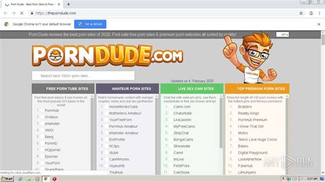 ThePornDude has created a list of the most famous porn sites. . Httpstheporndudecom