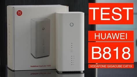 Huawei B818 (Vodafone Gigacube CAT19) Router Test - 4G LTE …