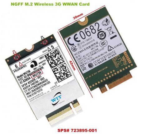 Huawei MU736 3G WWAN UMTS-CARD GSM GPS for HP …