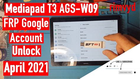 Huawei MediaPad 10 T3 AGS W09 FRP Google account unlock 2024 ... - YouTube