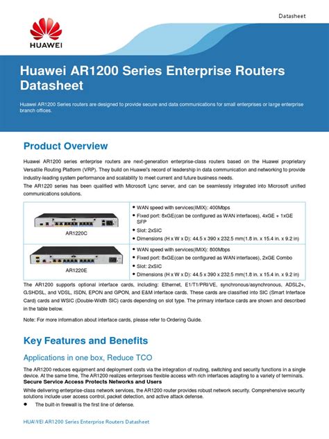 Huawei ar1220 default password.  AR1200-S Series, Enterprise Routers.  This document also des...