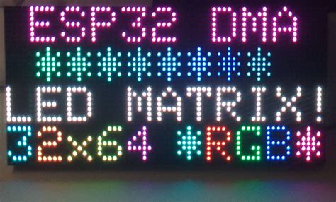 Hub75 esp32.  WLED-MM now features support for LED matrix panels using...