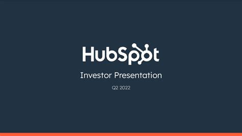 HubSpot: Q2 Earnings Snapshot