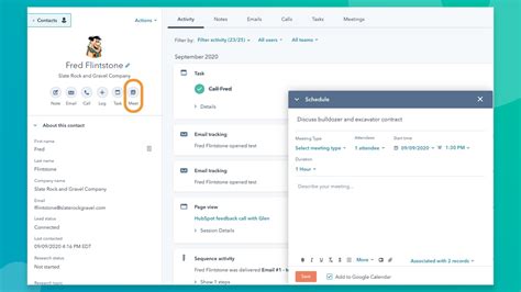 HubSpot Google Calendar Integration Create a Google Calendar Event on