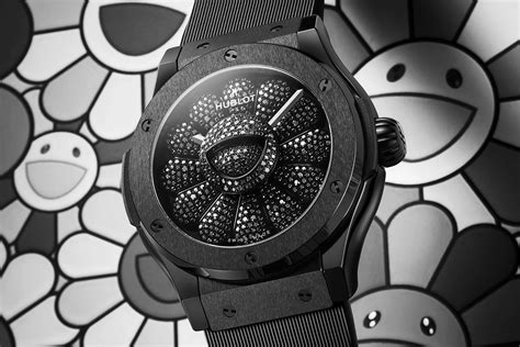 A contemporary watch release befitting of Takashi Murakami’s artistic style. Featuring 12 timepieces with Murakami’s iconic smiling flower, each with a matching NFT. Learn more. Unique Piece. Classic Fusion. Takashi Murakami Black Ceramic Pink Sapphires. GBP 45,400 •. RESERVED. Unique Piece.