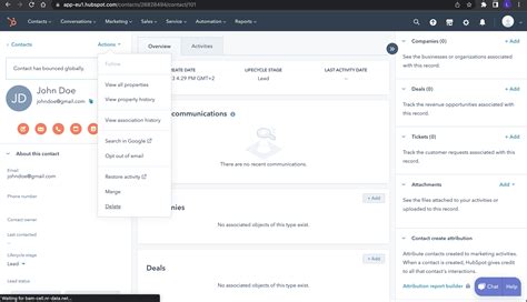 Hubspot api create contact.  Establish a weekly audit process to ident...