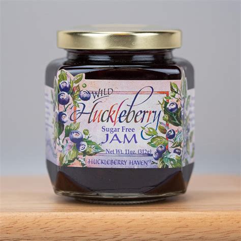 Huckleberry Haven Sugar Free Wild Huckleberry Jam, 11oz.