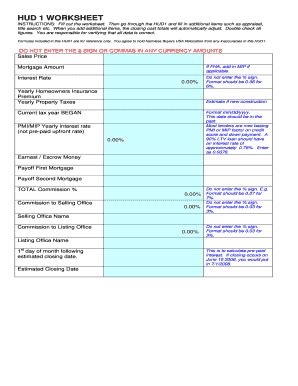 Hud Rent Calculation Worksheet Excel Worksheets Library