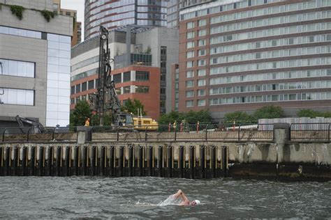 Hudson River swimmer completes 315-mile trek, conquering fatigue, choppy water, rocks and pollution