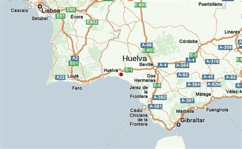 Huelva Map - Port - Andalusia, Spain - Mapcarta