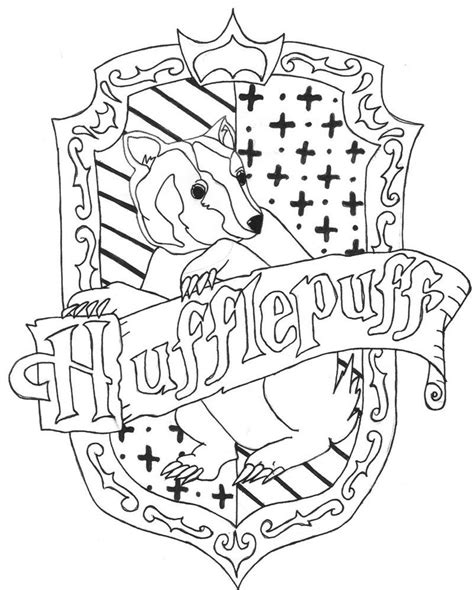 Hufflepuff Coloring Pages