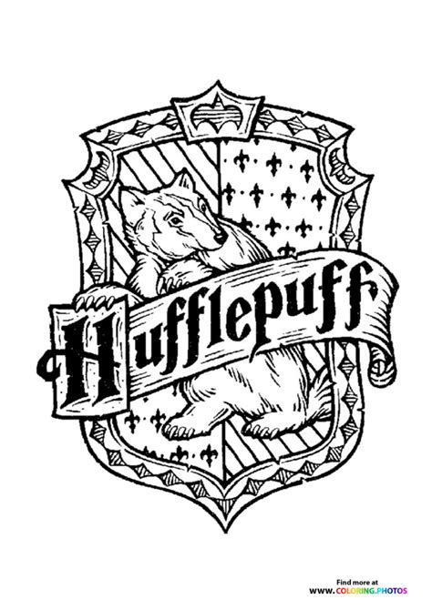 Hufflepuff Coloring Pages Coloring Pages