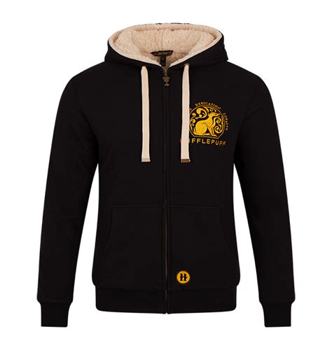 Hufflepuff Fleece Hoodie Harry Potter Shop UK