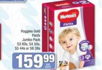 Huggies Gold Pants Jumbo Pack offer at Spar