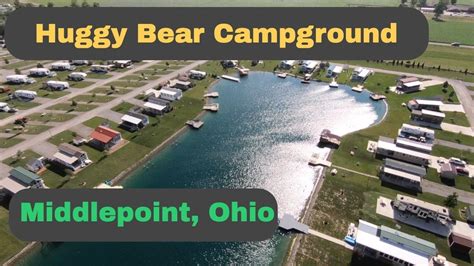 Huggy bear campground. The Huggy Bear Campground, located in Middle Point, OH is a Campground that offers temporary outdoor living, including overnight stays in Van Wert County. The Campground offers facilities for visitors, campsite amenities, and programs for guests. You may contact a Campground for questions about: 
