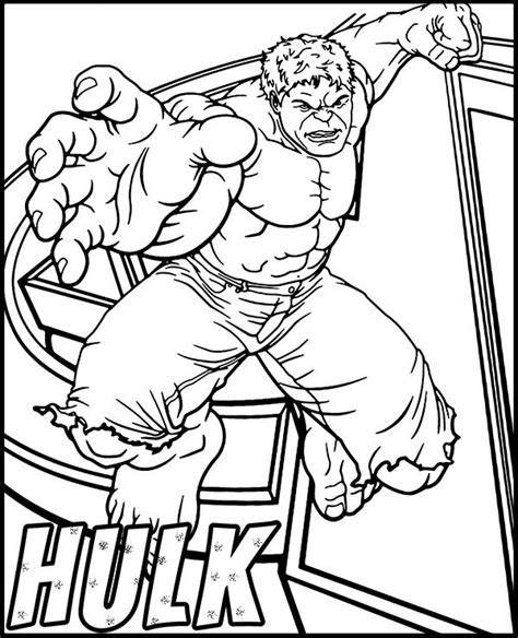 Hulk Avengers Coloring Pages