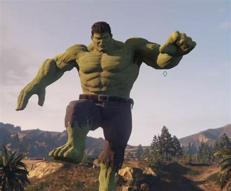 Hulk from MCVI [Add-On Ped] GTA5-.