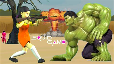 Hulk in Squid Game #squid #hulk #squidgame #redlight.