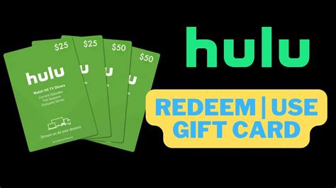 Hulu Gift Card Redeem Code