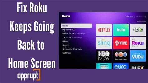 Hulu keeps going back to home screen. When I go to live, I'm booted back to tv home screen everytime. (I'm the main account,so I know that's not the issue) . If you are using a ROKU remote, the HOME button means ROKU home. To get to the HULU home you need to hit the back button until the HOME icon is shown at the top of the screen, then scroll to it and select. 
