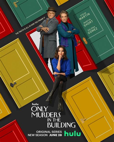 Hulu only murders in the building. Following the shocking death of Arconia Board President Bunny Folger, Charles, Oliver & Mabel race to unmask her killer. However, three (unfortunate) complic... 