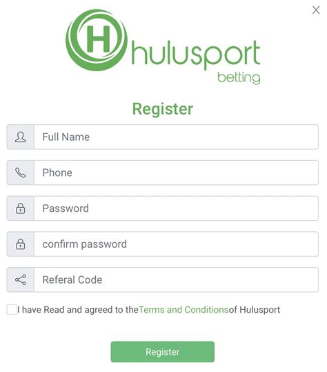 Hulusport. Login to Sales Account . username *. Password * 
