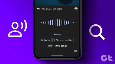 To find a song using Google, tap the microphone icon and click the Search a song button to identify songs playing near you. You can also hum or whistle a tune to find the song.. 