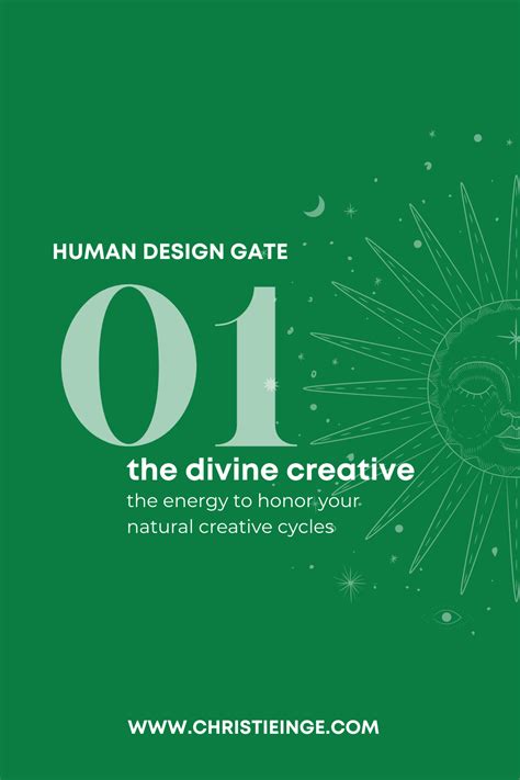 Human Design Gate 1 The Creative Gene Key 1