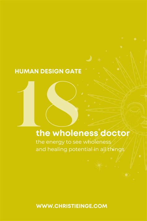 Human Design Gate 18 Human design system, Human design, Human