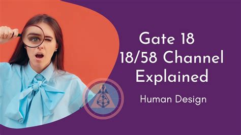 Human Design Gate 18 YouTube
