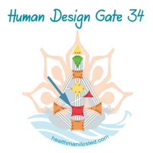 Human Design Gate 34 Health Manifested