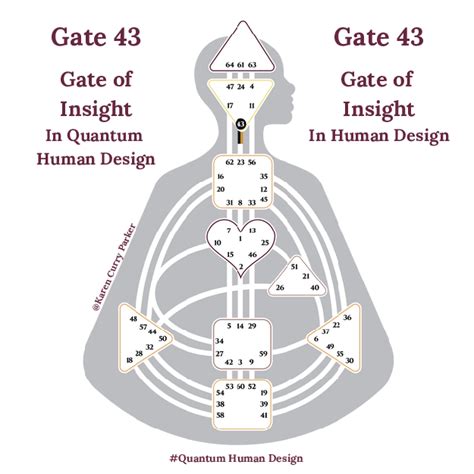 Human Design Gate 43 Human design, Human design system, Human