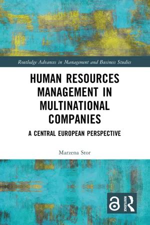 Human Resource Management in Multinational Companies.