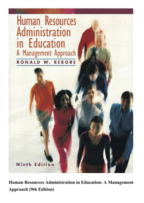 Human Resources Administration In Education Management Approach